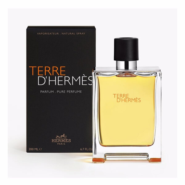 בושם לגבר טר דה הרמס פרפיום 200 מ"ל Hermes Terre DHermes PARFUM 200 ml