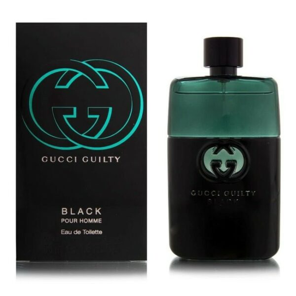 בושם לגבר גוצי גילטי בלאק 90 מ"ל Guilty Guilty Black 90ml E.D.T