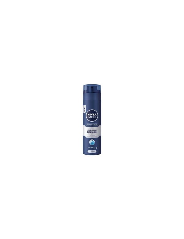 ניואה ג'ל גילוח לעור עדין 200מ"ל Nivea Men Shaving Gel Sensitive Skin 200ml