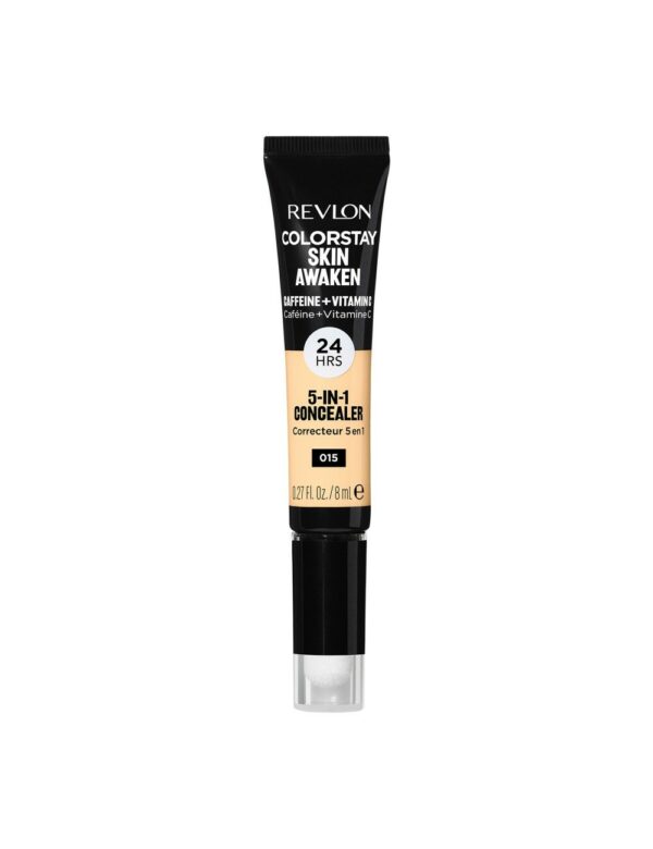 רבלון קולורסטיי קונסילר 5 ב-1 015 לייט REVLON COLORSTAY CONCEALER SKIN AWAKEN 015 LIGHT 8ML