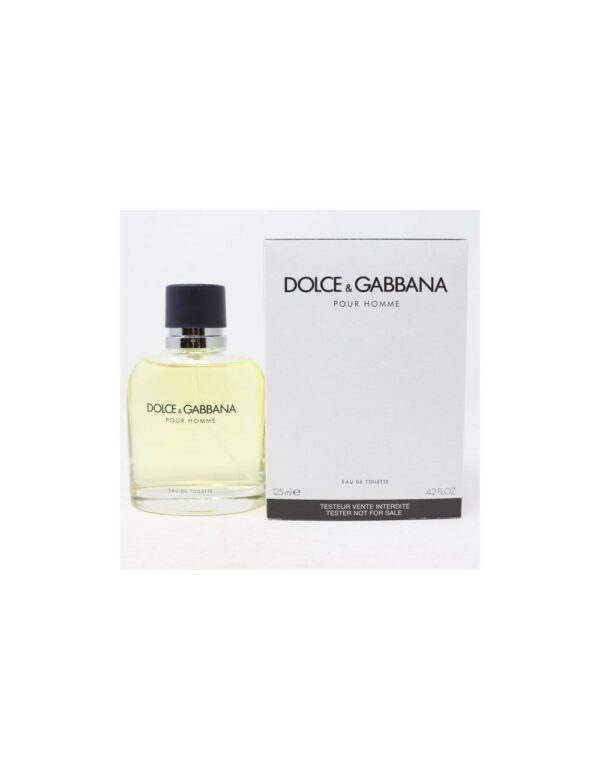 דולצ'ה גבאנה לגבר באריזת טסטר אדט 125מ"ל Dolce Gabbana Pour Homme EDT 125ML TESTER