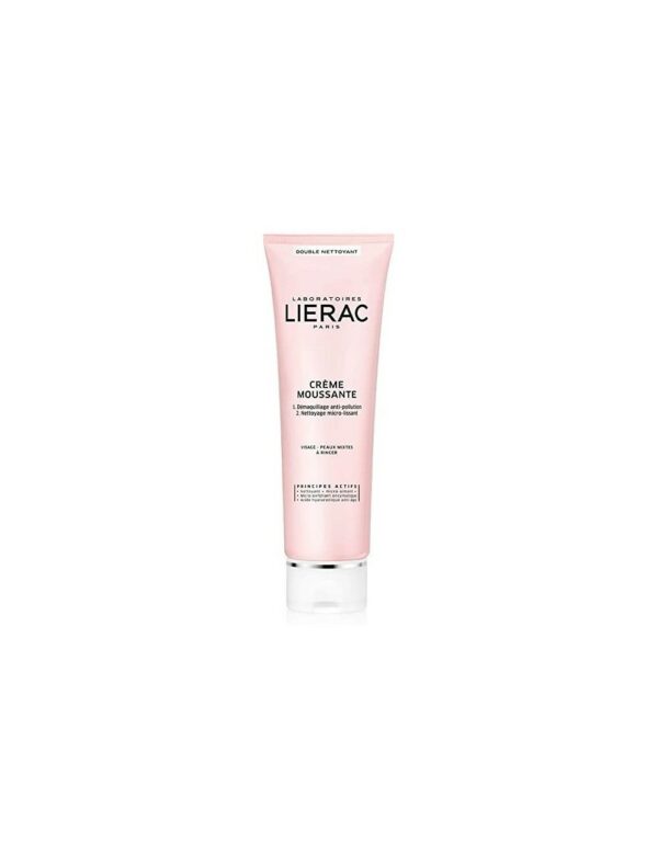 ליראק קצף ניקוי פנים בעל פעולה כפולה 150מ"ל Lierac Foaming Cream Double Cleanser 150ml