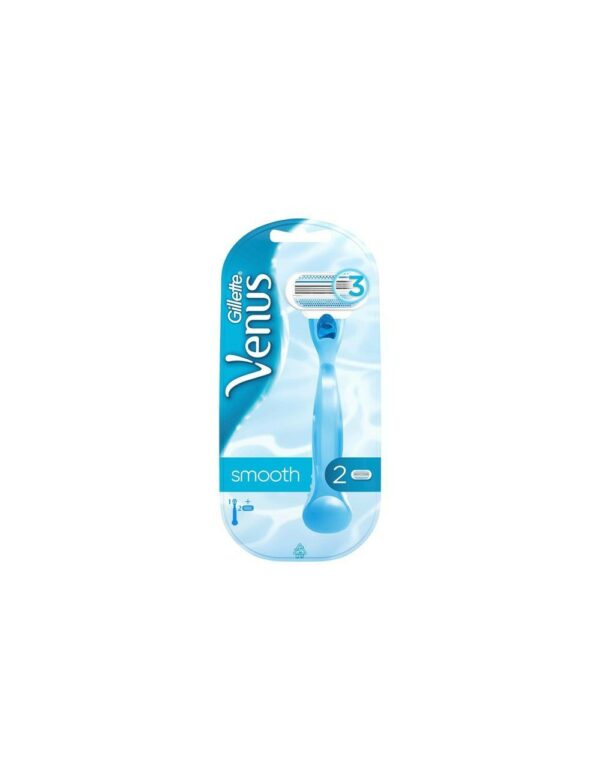 גילט וונוס מכשיר + 2 סכינים GILLETTE VENUS RAZOR BLUE