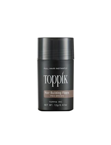 טופיק אבקה למילוי השיער צבע חום בינוני 12גרם Toppik Hair Building Medium Brown Fibers 12G