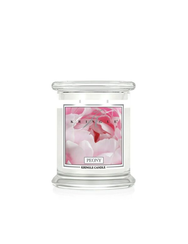 קרינגל קנדל נר ריחני פיוני 411גרם KRINGLE CANDLE PEONY 411G