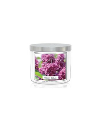 קרינגל קנדל נר ריחני פרש לילך 411גרם KRINGLE CANDLE FRESH LILAC 411G