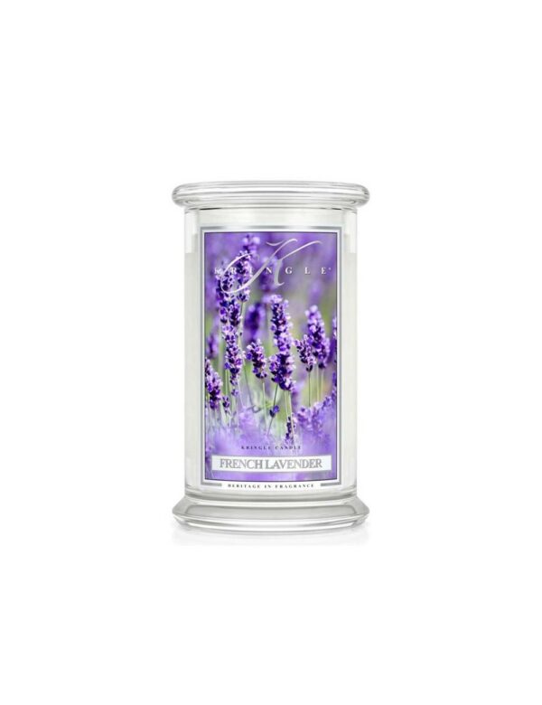 קרינגל קנדל נר ריחני פרנץ לבנדר 623גרם KRINGLE CANDLE FRENCH LAVENDER 623G