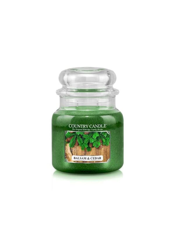 קאנטרי קנדל נר ריחני בלסם סדר 453גרם COUNTRY CANDLE BALSAM CEDAR 453G