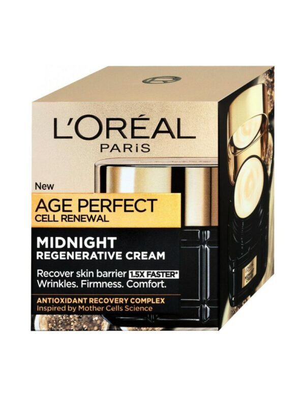 לוריאל אייג פרפקט מידנייט קרם לילה 50מ"ל LOREAL AGE PERFECT MIDNIGHT CREAM 50ML