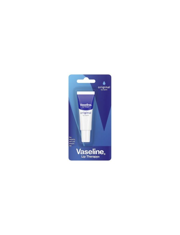 וזלין שפתון לחות לשפתיים יבשות 10 גרם VASELINE LIP THERAPY ORIGINAL LIP BALM 10G