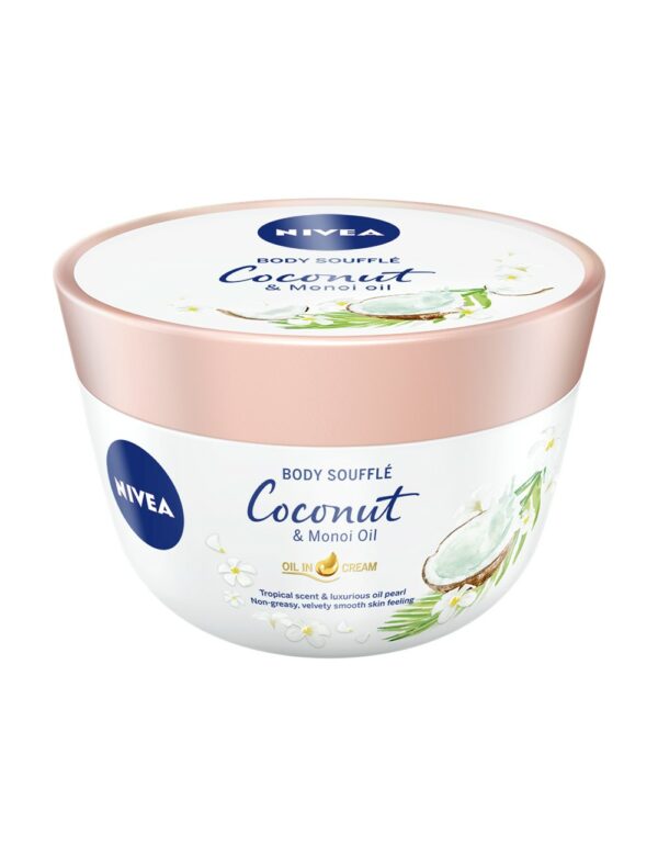 ניואה קרם גוף סופלה קוקוס ושמן מונוי 200מ"ל NIVEA BODY SOUFFLE COCONUT AND MONOI OIL 200ML