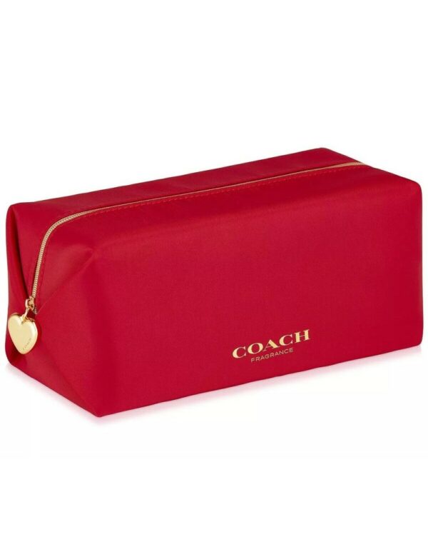 קואץ תיק איפור אדום COACH MAKEUP BAG